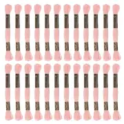 24 Skeins Embroidery Floss 8m Each Cotton Cross Stitch Thread Peach