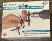 New PICQUIC PORTASHARP Drill Bit Sharpener NIB