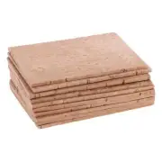 Set of 10 Pieces Saxophone Neck Cork Sheet for Soprano/Tenor/Alto Sax Parts