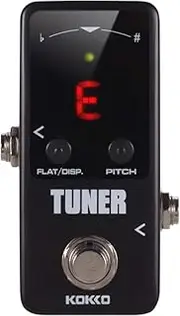 zolyet FTN2 Chromatic Guitar Tuner Pedal with Display True Bypass Guitar Effects Pedal for Music Instrume Accessories Black