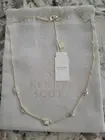 Kendra Scott Devin Strand Necklace Gold Crystal Pastel Mix NWT $75 Pouch