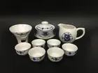 Tea Set Kung Fu Chinese Porcelains Ceramic Teapot Pitcher Cups 11pcs Jingdezhen