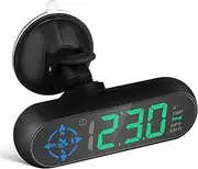 ULTECHNOVO Gadgets Dashcams Windshield Digital Speed Display Universal Digital Speedometer Dashboard Timers Screen Car up Display Speedometer Wired Black