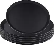 Clivia 6 Pack Food Serving Trays Rectangular Non-Slip Restaurant Food Tray