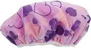 Beatifufu Double Heart Design Hair Cap Towel Wrap for Women Fashion Spa Hair Cover for Bath