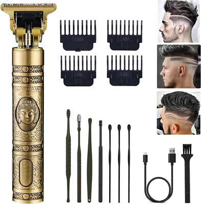 Maquina De Cortar Para Afeitar Recortadora Recortar Kit Pelo Barba Corte Cabello