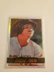 Rafael Devers 2020 Topps Gallery HOLO Refractor Card #55