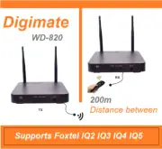 Digimate WD-820 HDMI 1080p Wireless AV Sender with IR range Extender 200m