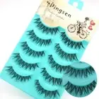 5 Pairs Messy Natural Eyelashes Cross False Eye Lashes HOTUS Tools Super W9X1