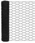 Garden Poultry Black Chicken Wire - 16.5 '' × 315 '' Chicken Wire for Crafts,...