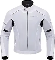 Mesh Motorcycle Jacket for Men, Summer Motorbike Biker Jacket, Reflective Lightweight Breathable Riding Jacket