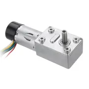 Machifit JGY-370 DC 12V Motor Reduction Gear Turbine Worm Self-locking Encoder Signal Feedback Motor