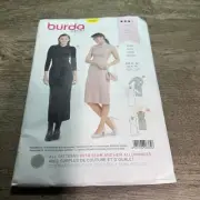 Burda Style Sewing Pattern 6382 Dress Kleid Misses Size 8-18