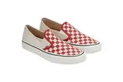 Mens Vans Slip-On Vr3 Sf Checkerboard Red Shoes