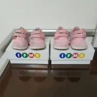 在飛比找蝦皮購物優惠-（二手）IFME輕量粉色條紋寶寶機能鞋 運動機能鞋