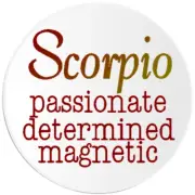 Scorpio - 100 Pack Circle Stickers 3 Inch - Horoscope Astrology Birthday