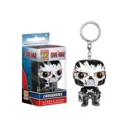 Pocket Keychain Marvel Civil War: Crossbones Captain America Bobble Toy Figure