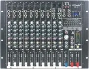 GTD Audio 10 Channel Professional Powered Mixer Power Amplifier, DJ Amplifier, U