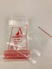 LDPE Clear Resealable Storage Bags 150x90mm 100pc Approx 6"x3.5"