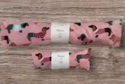 Microwavable Heat Packs x 2 Dog Design Unscented Aussie Handmade Brand New