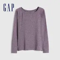 在飛比找蝦皮商城優惠-Gap 女裝 彈力透氣運動長袖T恤 Gap Fit運動系列-