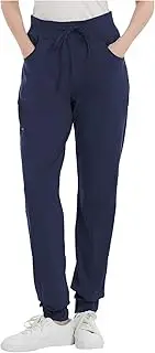 [QBK] Petite/Regular/Tall Stretchy Jogger Scrubs Yoga Fabric Scrub Pants for Women High Waisted