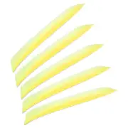 50pcs Arrows Vanes 11 Inch Turkey Feather Arrow Fletching Right Wing, Yellow