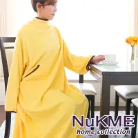 在飛比找momo購物網優惠-【棉花田】NuKME時尚多功能創意袖毯附枕套(多色可選-速)