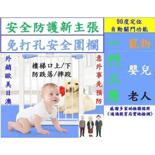 【億品會/現貨】寵物/嬰兒/老人 90度自動關門 安全門 寵物/嬰兒圍欄 安全圍欄 狗籠 狗屋 狗圍欄 貓籠 貓屋