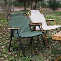 在飛比找樂天市場購物網優惠-新款戶外鋼管雙人折疊椅便捷式自駕出游露營庭院休閑椅子午休椅 