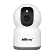 Srihome SH038 5MP 1944P 5G WIFI Wireless PTZ IP Dome Camera AI Humanoid Detection Full Color Night Vision Two-way Interc