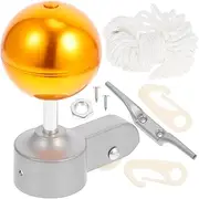 IWOWHERO 1Set Durable Flagpole Install Kit with Swivel Hooks and Pulley Truck for Easy Outdoor Flag Installation and Repair for Flag Poles