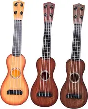 Gatuida Mini Ukulele Toy Guitar Boys and Girls Learning Toy Real-sounding Musical Instrument Safe for Children