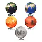 Stuffed Plush Toy Planet Stuffed Kids Toy Science Cushion Round Lifelike Planet