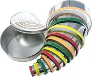 12Pcs Round Cookie Cutter Set, BetterJonny Colorful Circle Biscuit Cutter Stainless Steel Pastry Donut Doughnut Cutter Ring Molds