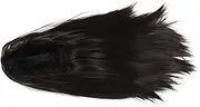 ARTSEWPLY Realistic Black Long Wig for Women Synthetic Lace Front Wig Middle Part Bangs for Dress up