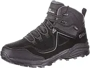 [Jack Wolfskin] Men's Sunset Hike Texapore Mid M Hiking Shoes, black, 12 AU