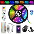 RGB LED Strip Lights Wifi Bluetooth Music Smart APP Controller For Rooms Party