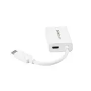 StarTech USB-C to HDMI Adapter with USB Power Delivery, 4K 60Hz White - CDP2HDUCPW