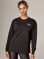 Women's Workout Tops & Sports Bras . Running Bare Activewear Tops - Totem 2.0 Boyfriend L/S Tee