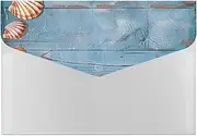 Things on The Ground Accordion File Organizer 6 Pocket Document Organizer Expanding File Folder Accordion Folder with Labels, Travel Document Folders Plastic Envelopes with Snap Closure 13x9.1 Inch
