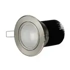 Hero Led Downlight Kit 15W COB Warm White Dimmable 90mm Silver Frame