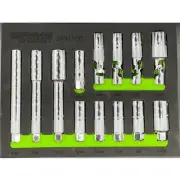 SPM100 VIM Tools Spark Plug Master Set, 13 Piece Set, Include Xl, Standard And