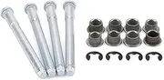 4-Piece Door Hinge Pin Repair Kit Full-Size Truck Hinge Pin and Liner Kit 1988-2002 Automotive Parts