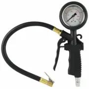 220PSI Tyre Pressure Gauge Gun Car Motorcycle Truck Air Tire Inflator With Hose*