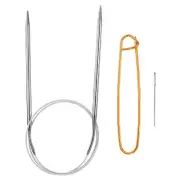 32" Circular Knitting Needles US 8/5.0mm Needles 5.51" Stainless Steel