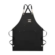 Dulabi Apron, Adjustable Chef Apron for Women and Men with Large Pockets, Coo...