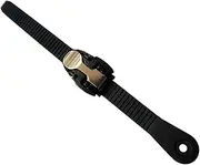 Grip Lock with Strap,Metal Buckle Heavy-Duty Grip Lock Strap Adjustable - Reusable Ratchet Tie Down Webbing Lockable for Secure Anything, Anywhere