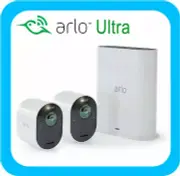 ARLO ULTRA 4K UHD WIRE-FREE SECURITY CAMERA SYSTEM - 2 CAMERAS - VMS5240