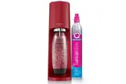 Sodastream Terra Starter Pack Soft Fizzy Drink Sparkling Maker Soda Stream Red
